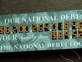 National Debt Clock. Фото из архива ©AFP