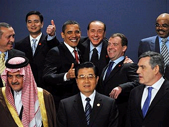 Коллективная фотография лидеров G20. Фото ©AFP