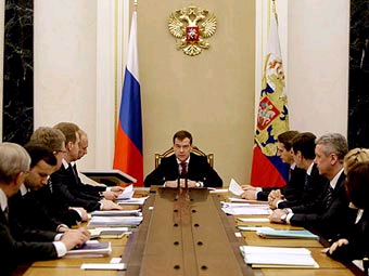 Совещание по экономическим вопросам в Кремле. Фото пресс-службы президента России